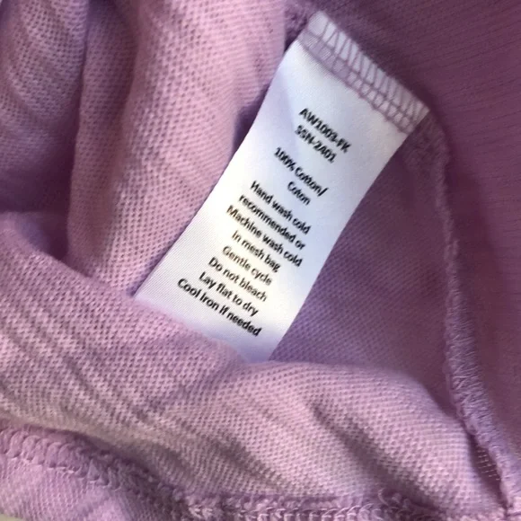 ATM Anthony Thomas Melillo lilac Slub Jersey V Neck T Shirt Tee Top Size XL - Picture 4 of 4